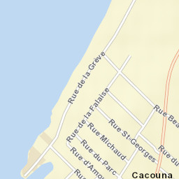 Cacouna Street Map