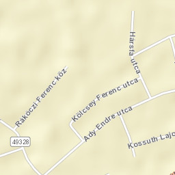 Nyírmeggyes Street Map