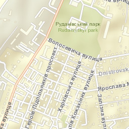 Kryvyi Rih Street Map