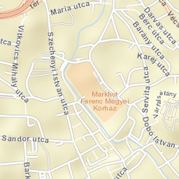 Eger Street Map