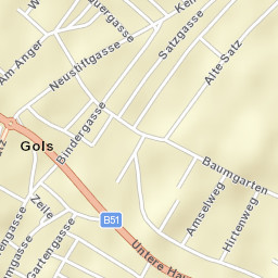 Gols Street Map