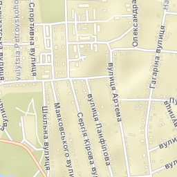 Mospyne Street Map