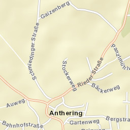 Anthering Street Map