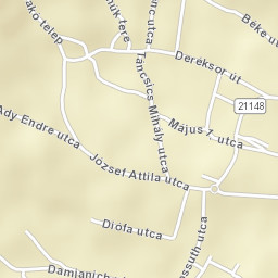 Buják Street Map