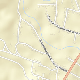 Blahodatne Street Map