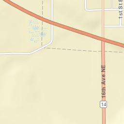 100-198 Highway 14, Anamoose, ND 58710 Street Map