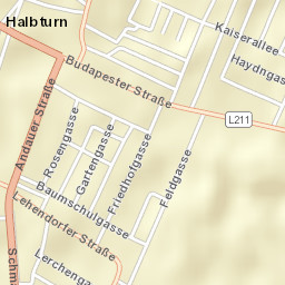 Halbturn Street Map