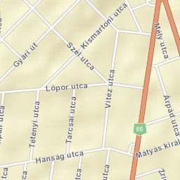 Mosonmagyaróvár Street Map