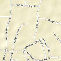 Nagyecsed Street Map