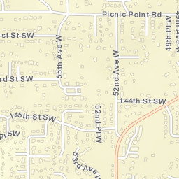 5605-5739 140th St SW, Edmonds, WA Street Map