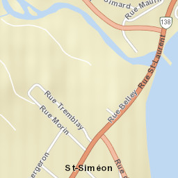 Saint-Siméon Street Map