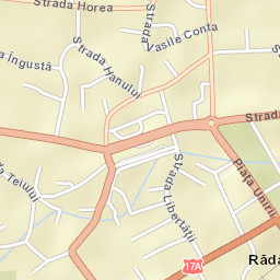 Rădăuți Street Map