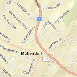 Müllendorf Street Map