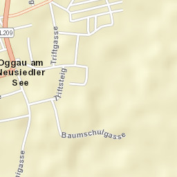 Oggau Street Map