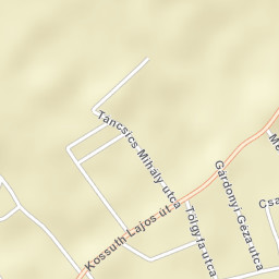 Domoszló Street Map