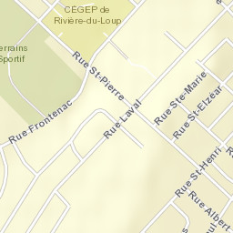 Rivière-du-Loup Street Map