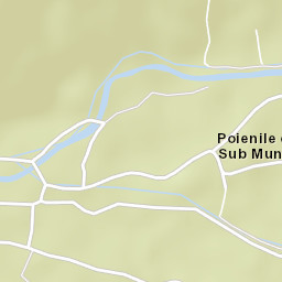 Comuna Poienile de sub Munte Street Map