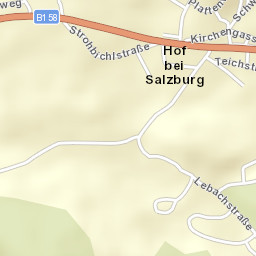 Hof bei Salzburg Street Map