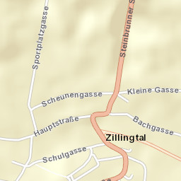 Zillingtal Street Map