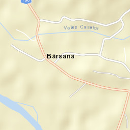 Comuna Bârsana Street Map