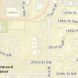 2598 199th Pl SW, Lynnwood, WA 98036 Street Map
