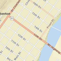 1402 Front Street, Fort Benton, MT Street Map