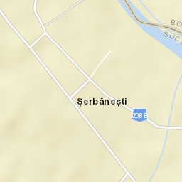 Șerbănești Street Map