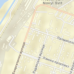 Novyy Svit Street Map