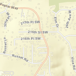 2503 Elm Dr, Brier, WA 98036 Street Map