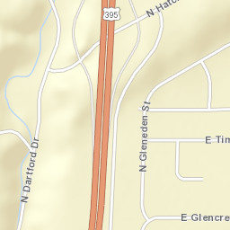 16101-16175 North Hatch Road, Spokane Street Map