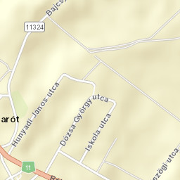 Pilismarót Street Map