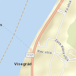 Visegrád Street Map