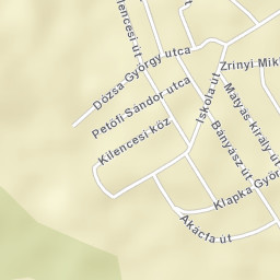 Rózsaszentmárton Street Map