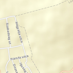 Petőfibánya Street Map