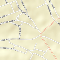 Nagyréde Street Map
