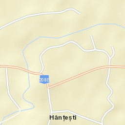 Hănțești Street Map