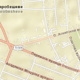 Starobesheve Street Map