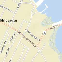 Shippagan Street Map