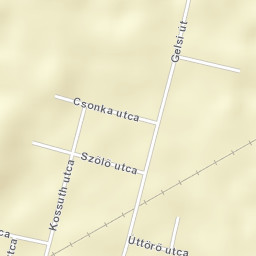 Nyírmihálydi Street Map