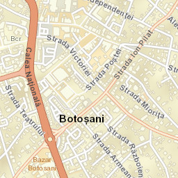 Municipiul Botoşani Street Map