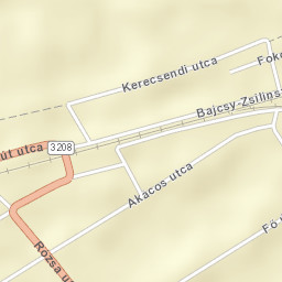 Kál Street Map