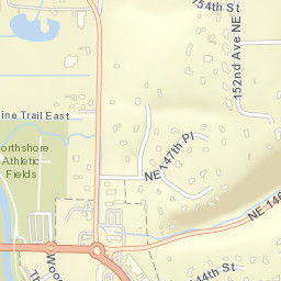 Sammamish River Trail, Woodinville, WA Street Map