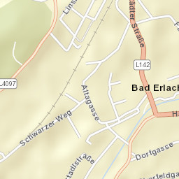 Bad Erlach Street Map