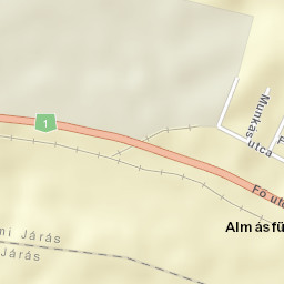 Almásfüzitő Street Map
