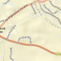 Grossgmain Street Map