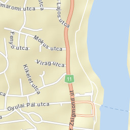Leányfalu Street Map
