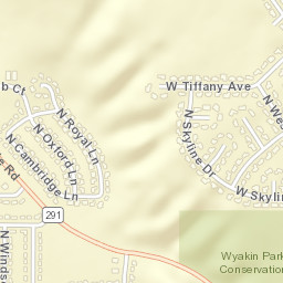 6800-6898 West Conestoga Lane, Spokane Street Map