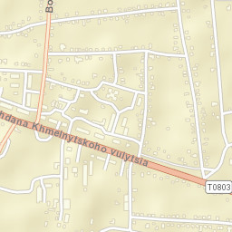 Komyshuvakha Street Map