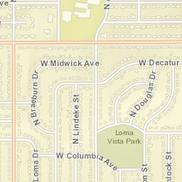 2530 West Decatur Avenue Spokane WA Street Map