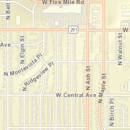 2101 West Central Avenue, Spokane, WA Street Map
